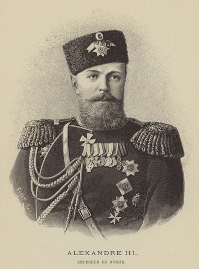 Alessandro III, Imperatore di Russia da French School