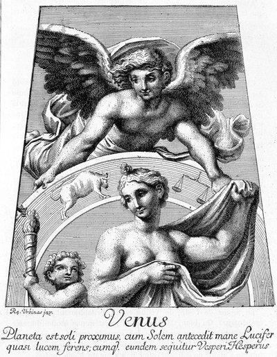 Allegoria del pianeta Venere da French School