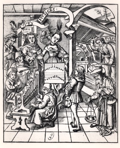 Allegoria della musica da French School