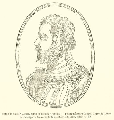 Alonso de Ercilla y Zuniga, autore del poema l