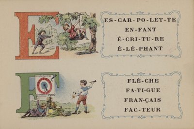 Alfabeto De La Phosphatine Falieres da French School