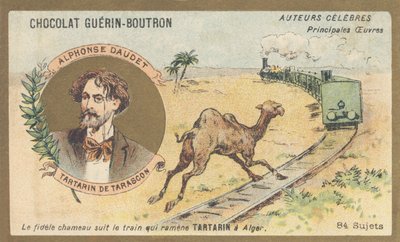 Alphonse Daudet (1840-1897), scrittore e drammaturgo francese, autore di 