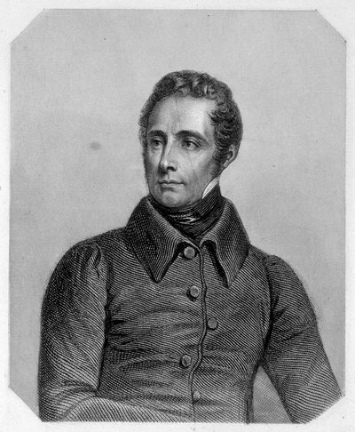 Alphonse de Lamartine, poeta francese (1790-1869). In 