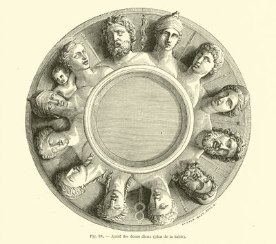 Altare dei Dodici Dei da French School