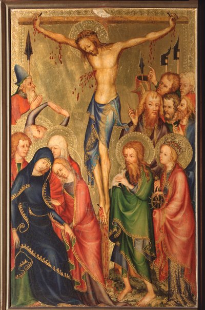 Altarolo del Bargello: crocifissione da French School