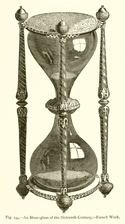 Clessidra del XVI secolo, lavoro francese da French School