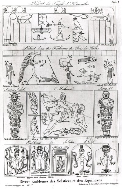Illustrazioni e simboli religiosi e astronomici dell