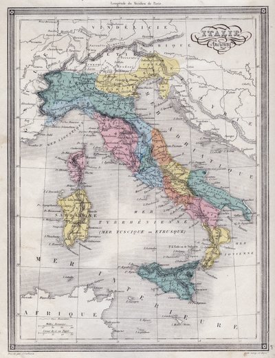 Italia antica - Tavola estratta da 