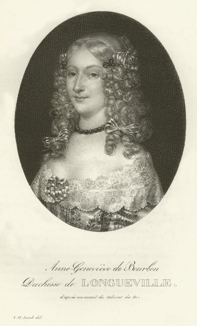 Anne-Genevieve de Bourbon, Duchessa di Longueville da French School