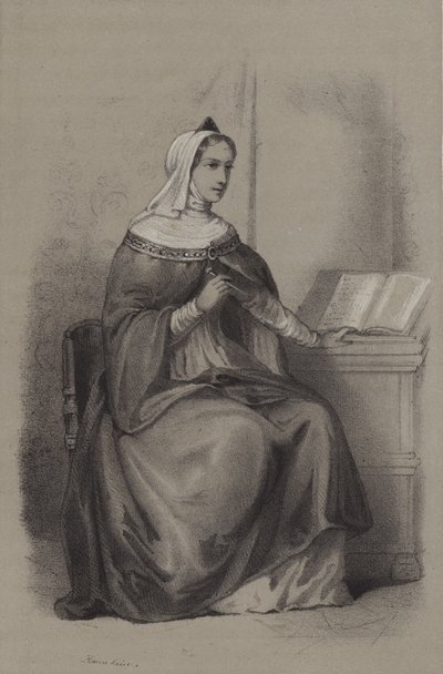 Anna Comnena (incisione) da French School