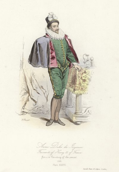 Anna, Duca di Joyeuse, favorito di Enrico III di Francia da French School