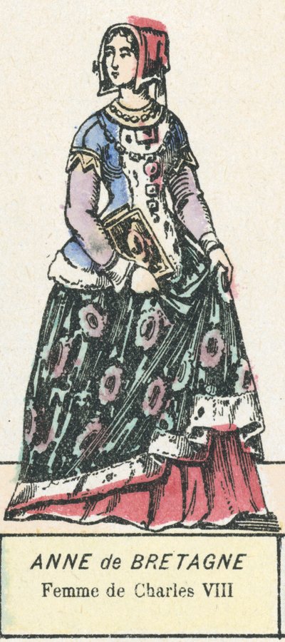 Anna di Bretagna, Moglie di Carlo VIII da French School