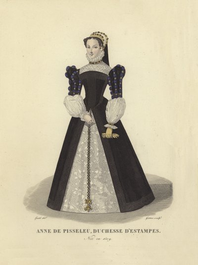 Anna di Pisseleu, duchessa di Étampes da French School