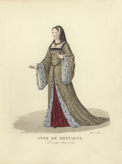 Anna di Bretagna, regina consorte di Carlo VIII e Luigi XII di Francia da French School