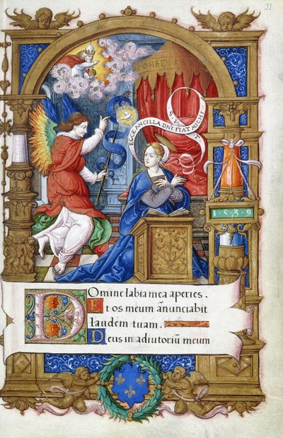 Annunciazione, da un Libro d