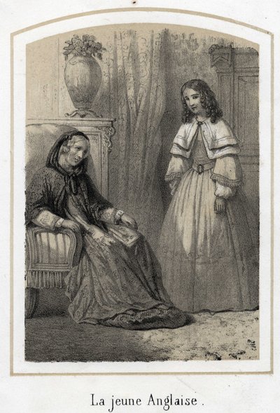 Incisione anonima del XIX secolo da French School