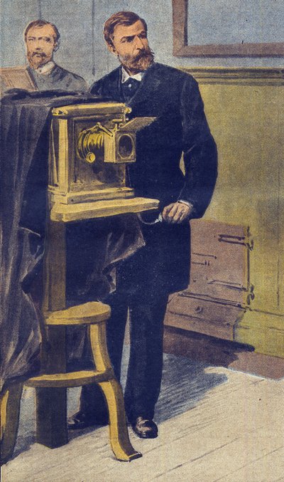 Antropometria - Alphonse Bertillon (1853-1914) illustrazione da 