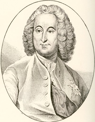 Antoine-Louis Rouillé, conte di Jouy-en-Josas, 1689-1761. Statista francese. Da Les Heures Libres pubblicato nel 1908 da French School