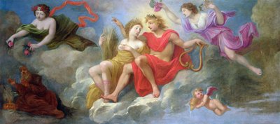 Apollo e le Stagioni, dal soffitto dell