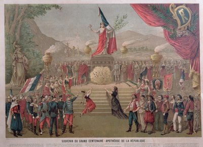 Apoteosi della Repubblica, c.1889 da French School