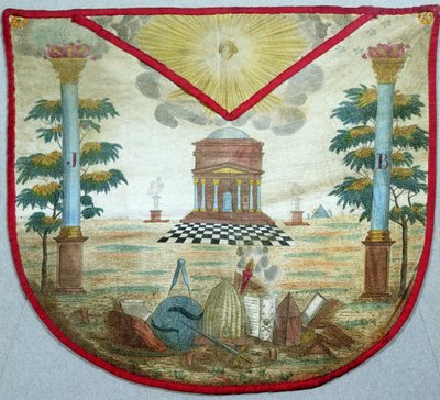 Grembiule di un maestro, XVIII secolo da French School