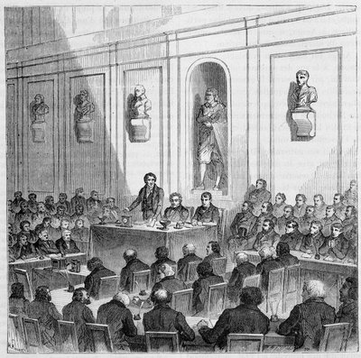 Arago annuncia la scoperta di Daguerre, nella sessione pubblica dell