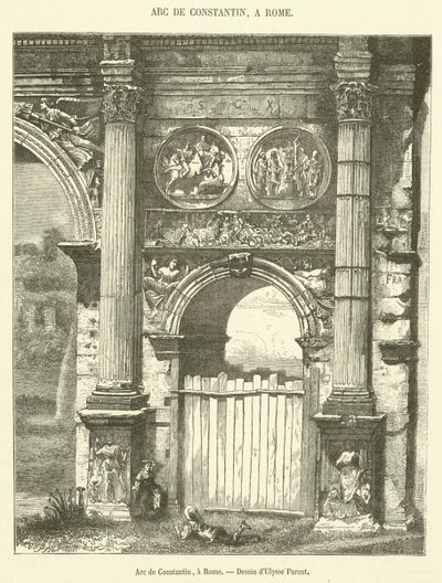 Arco di Costantino, a Roma da French School