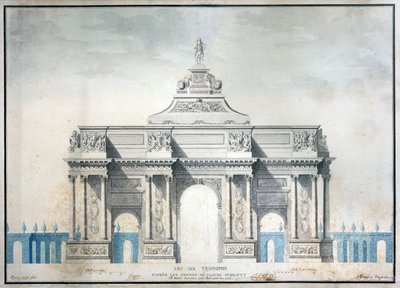 Arco di Trionfo, c.1810 da French School