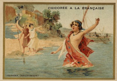 Archimede esclamando Eureka! da French School