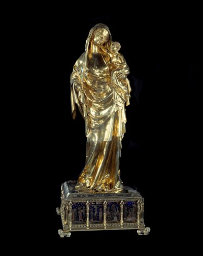 Arte Francese: Vergine e Bambino di Jeanne d