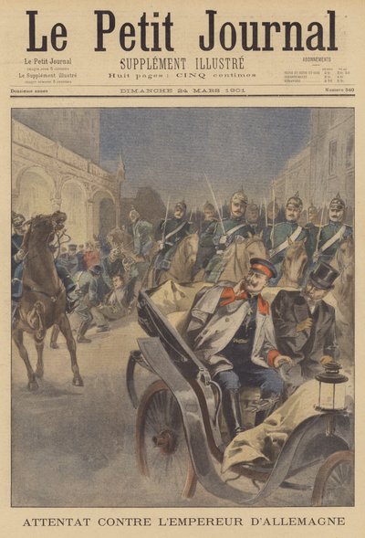 Tentativo di assassinio del Kaiser Guglielmo II di Germania da French School