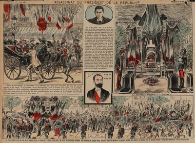 Assassinio del presidente francese Sadi Carnot, Lione da French School