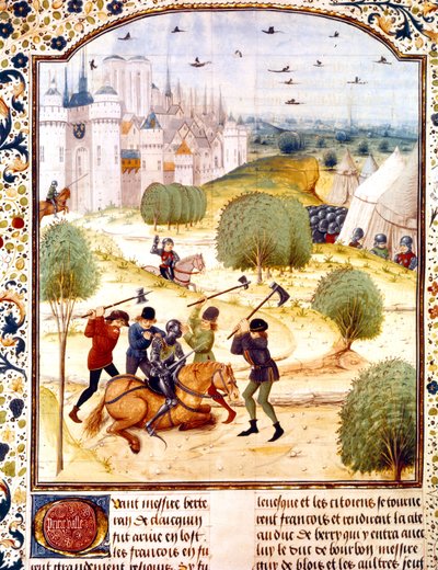 Assassinio di un cavaliere inglese fuori Parigi nel 1437 (Guerra dei Cent