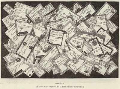 Assignats, valuta della Rivoluzione Francese da French School