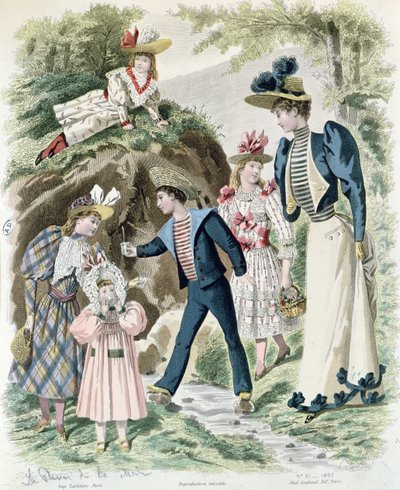 A una sorgente naturale, 1892 da French School