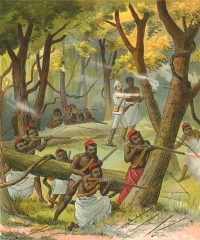 Attaccati dai nativi in Africa da French School