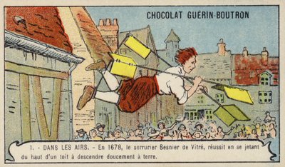 Tentativo di volo del fabbro Besnier da French School