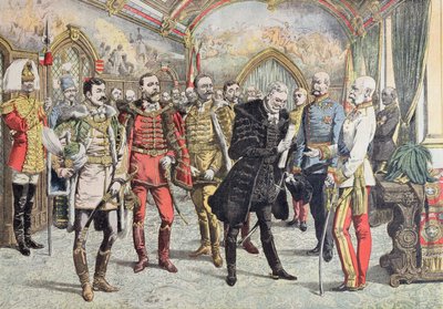 Crisi austro-ungarica - ricevimento dei magnati ungheresi dall