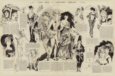Con Niente, Costumi semplici da French School