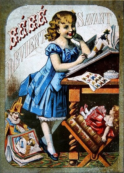 Il Bambino diventa uno Studioso, c.1870 da French School