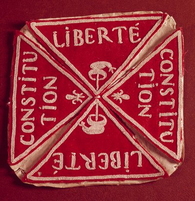 Distintivo della prima Repubblica Francese “Liberté Constitution” da French School