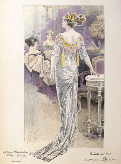 Abito da ballo, da Les Grandes Modes de Paris da French School