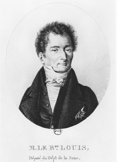 Barone Joseph Dominique Louis (incisione) da French School