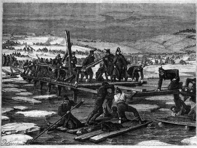 Battaglia della Berezina, 26-29 novembre 1812, una catastrofica sconfitta per Napoleone durante la sua ritirata dalla Russia da French School
