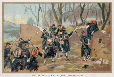 La battaglia di Buzenval da French School