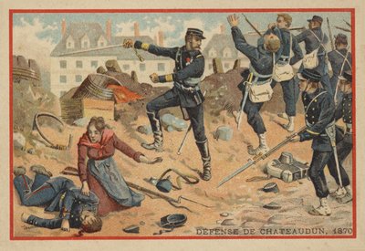 Battaglia di Chateaudun, 1870 da French School