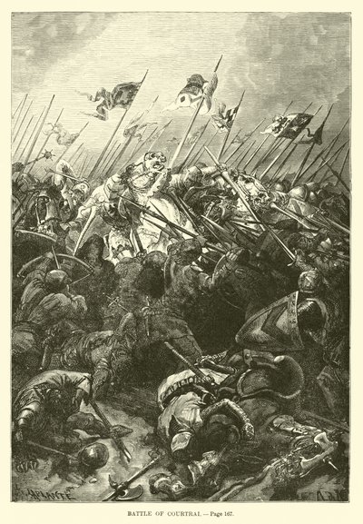 Battaglia di Courtrai da French School