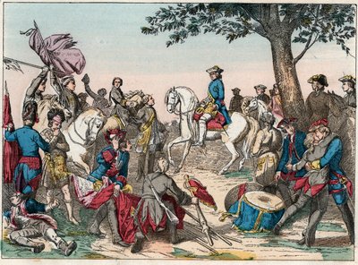 Battaglia di Fontenoy da French School