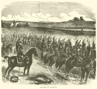 Battaglia di Wagram (incisione) da French School