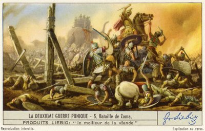 Battaglia di Zama, Seconda guerra punica, Carta Liebig da French School